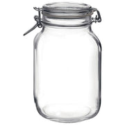 Bormioli Rocco Vaso Vetro Fido con Tappo Ermetico Cilindrico 2 lt