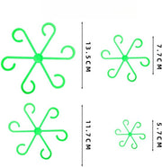 Sostegno per piante, rete di sostegno in plastica per interni, stabilizzatore, riciclabile, piccoli sostegni per piante, rete di sostegno, gancio per steli, attrezzature per la crescita, adatto per interni ed esterni, verde.
