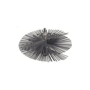 Scovolo tondo metallico a lamelle flessibili per pulizia canne fumarie, diametro 300mm