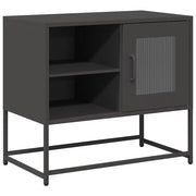Mobile TV | Armadietto TV | Mobile Porta TV Nero 68x39x60,5 cm in Acciaio