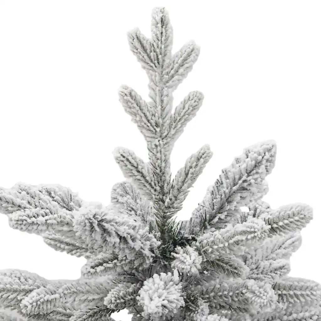 Albero di Natale Artificiale con Rami Pieghevoli Bianco 120 cm