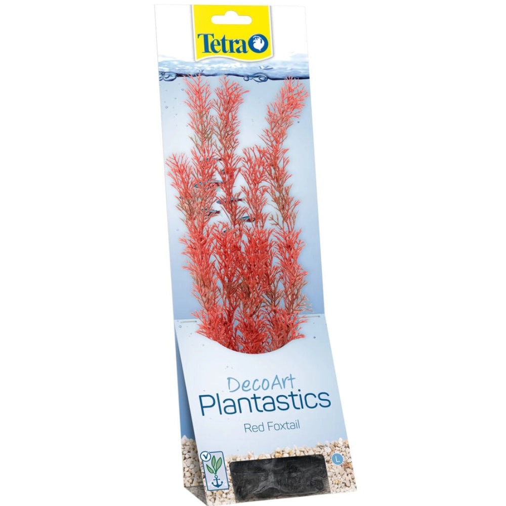 Tetra Pianta Decorativa in Plastica Modello Red Foxtail misura L 30cm