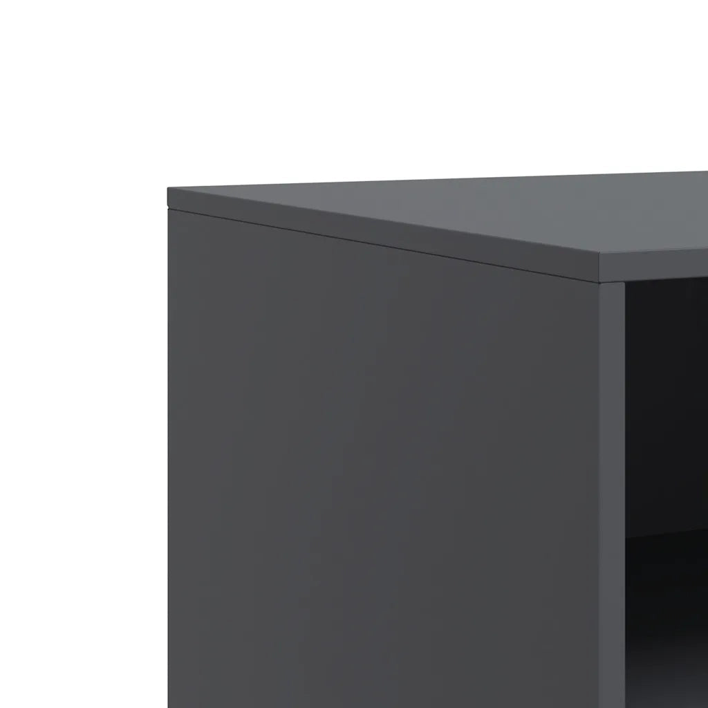 Mobile TV Antracite 67x39x44 cm in Acciaio 841743