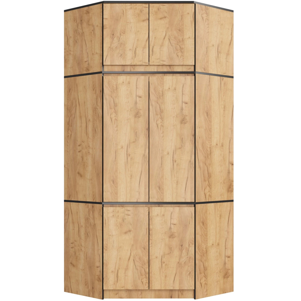 Sopralzo per armadio AKORD S100 Quercia Craft 100 cm 2 ante 100x50x55 cm