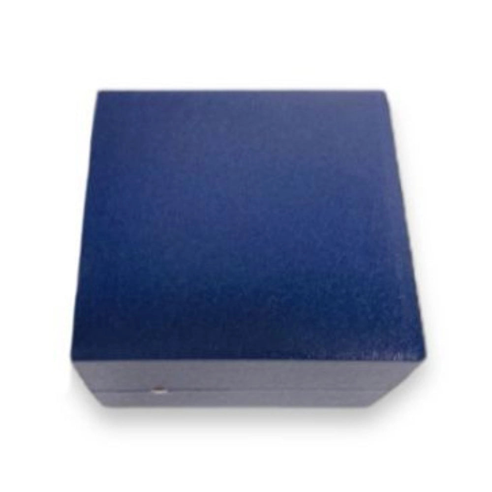 Trade Shop - Scatola Porta Orologio Rigida 10x10x6 Cm Con Cuscino Interno Apertura A Libro -
