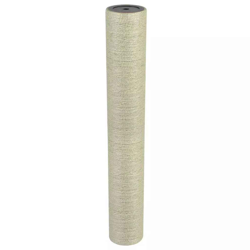 Tiragraffi albero per gatti cuccia per gatti peluche 8 x 55 cm 8 mm beige 3702069