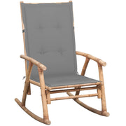 Sedia a Dondolo con Cuscino in BambÃ¹ cod mxl 45642