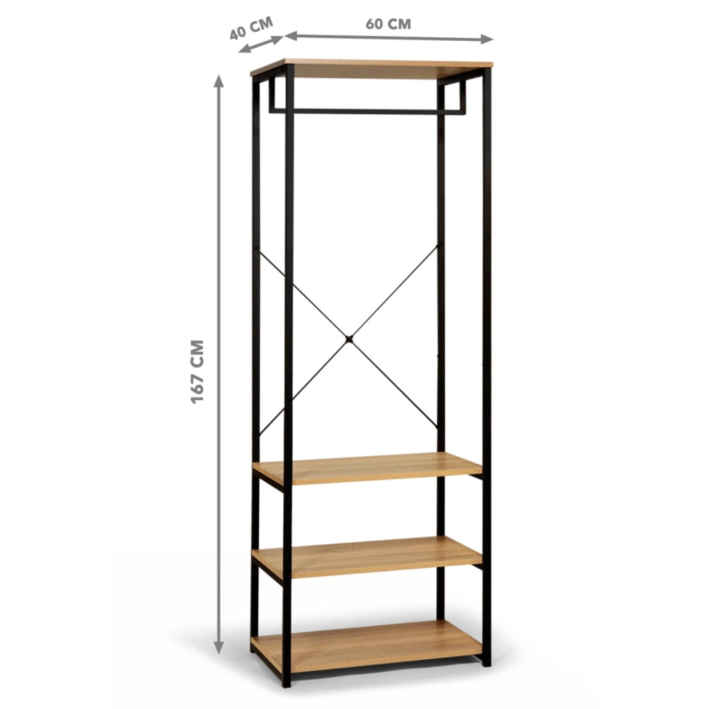 IDMarket - Spogliatoio L. 60 cm DETROIT design industriale