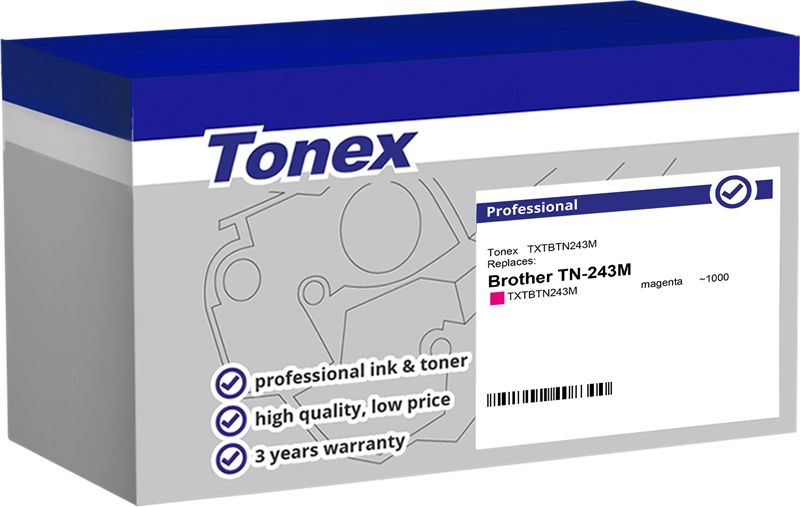 ORIGINAL Tonex toner magenta TXTBTN243M TN-243 ~1000 Seiten