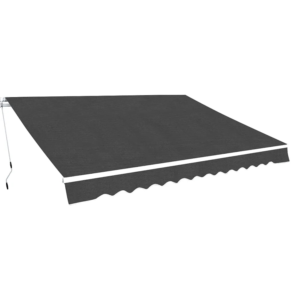 Tenda da Sole Pieghevole Manuale 500 cm Antracite cod mxl 62147