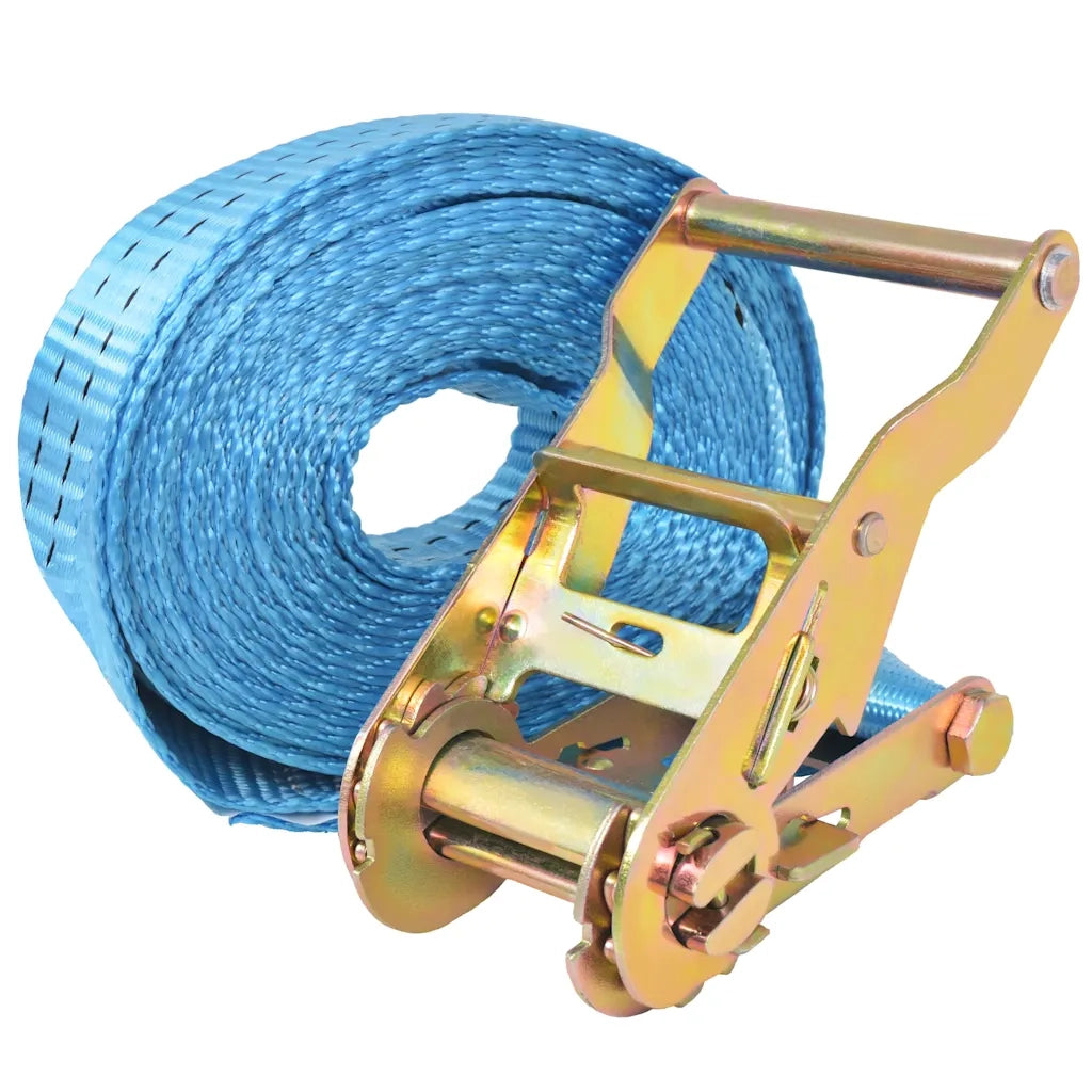 Cinghie d'Ancoraggio 4 pz a Cricchetto 2 T 6mx38mm Blu CFW1056126