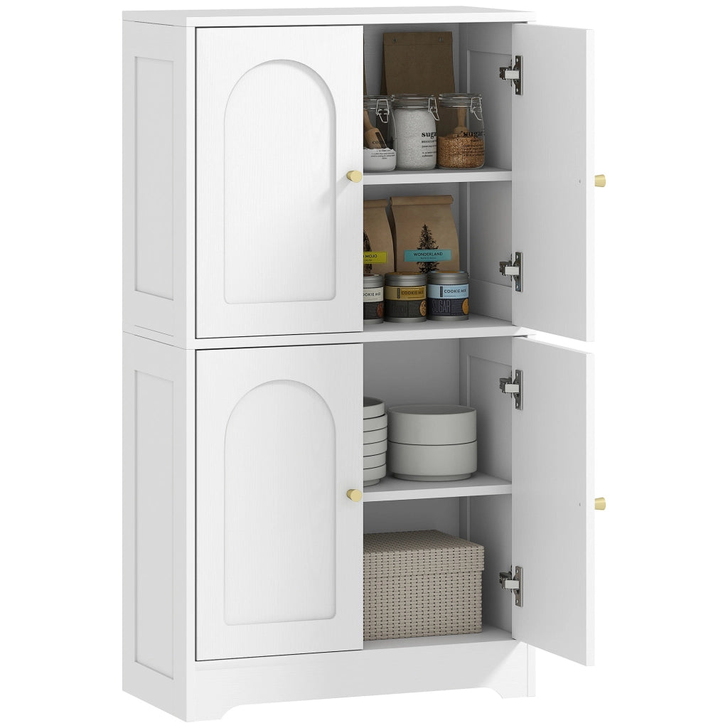 Credenza in Legno con Ante e Cassetti ¨C zephmum ¨C Bianco