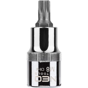 Topex 08-732 inserto spline su b bussola 1/2 m8 x 55 mm accia ds