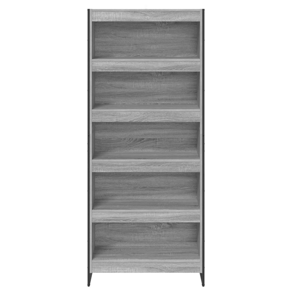 Armadio per Libri 2 pcs Grigio Sonoma 80 x 30 x 189,5 cm