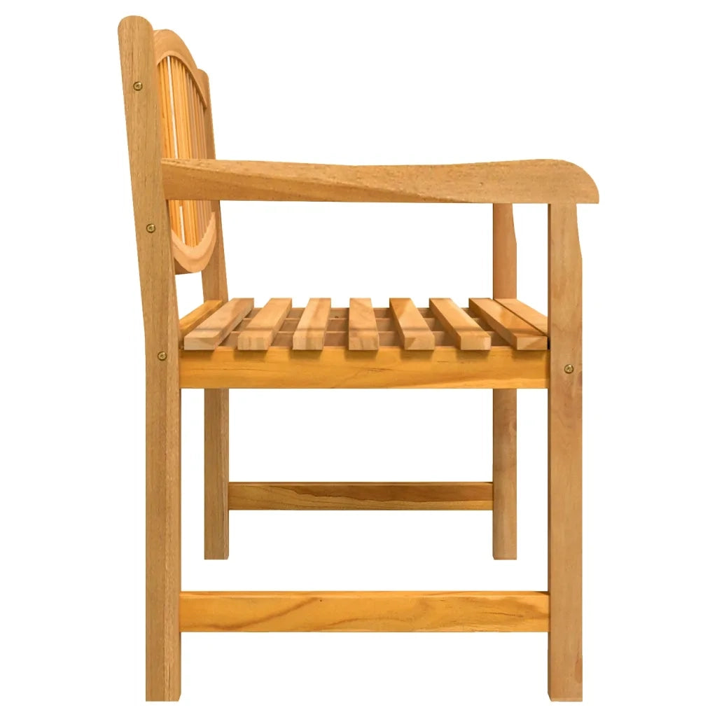 vidaXL Set da Pranzo per Giardino 3 pz in Legno Massello di Teak