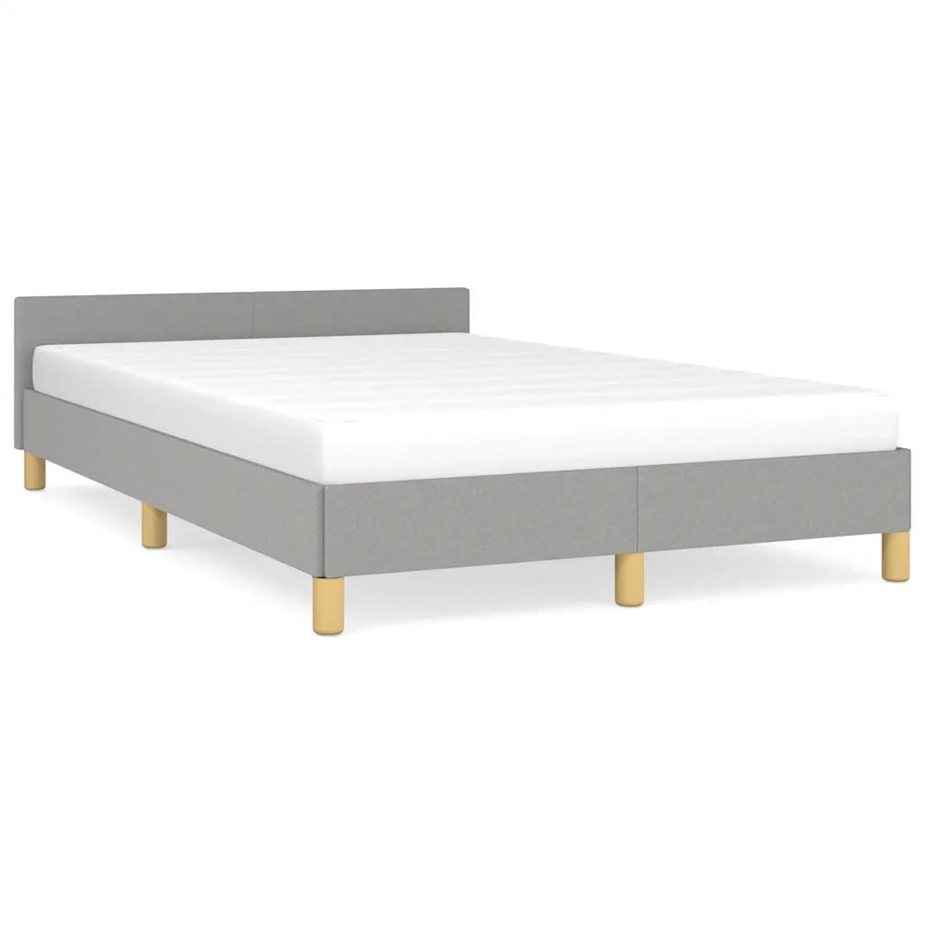 Giroletto senza Materasso-Struttura Letto Grigio Chiaro 120x200 cm Tessuto 840229