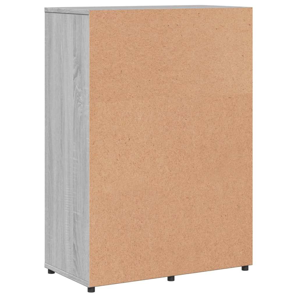 Buffet credenza cassettiera armadio mobile contenitore organizer cucina soggiorno Sonoma 60 x 31 x 84 cm legno ingegnerizzato grigio 02_0036390