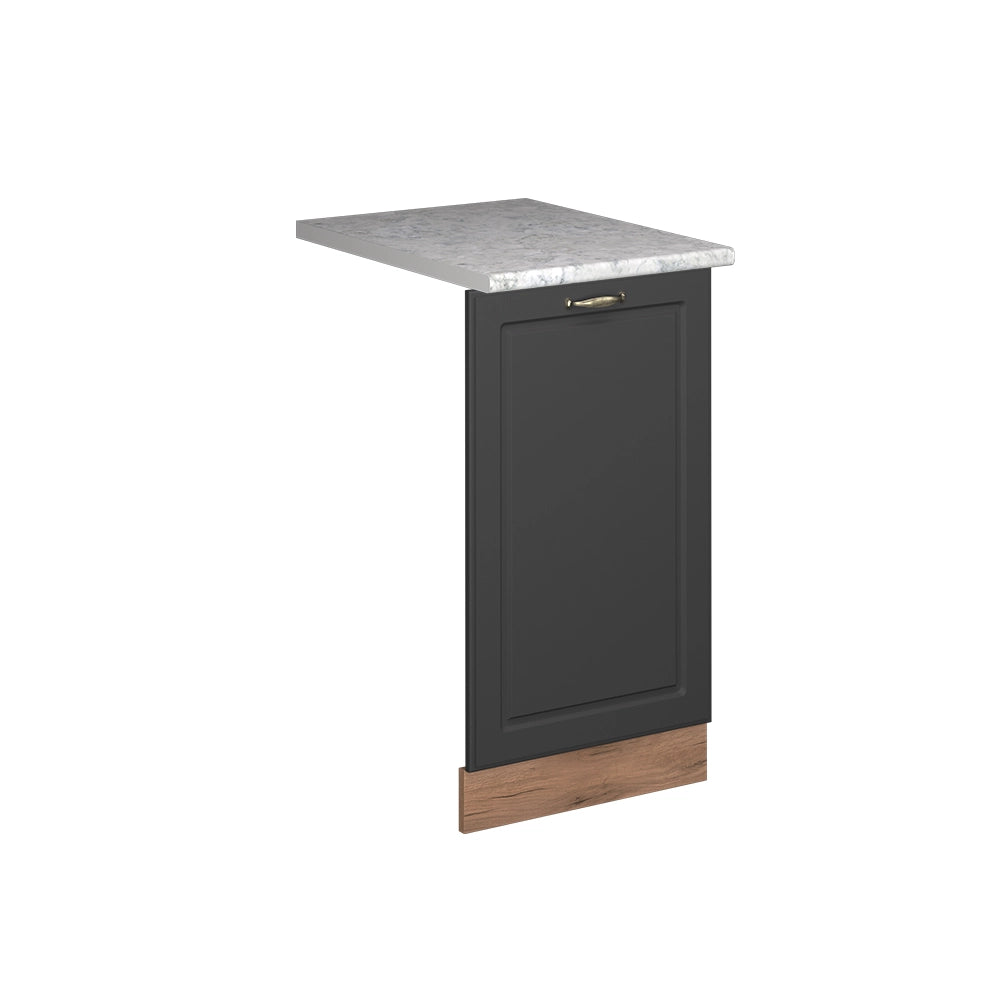 Pannello frontale della lavastoviglie Fame-Line Antracite-oro/Rovere dorato 45 cm, PL Marmo Vicco