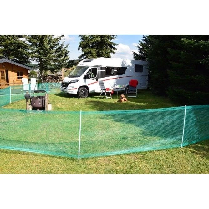 Recinzione universale - KERBL - 20 m - 11 pali a punta singola - 80 cm - Verde