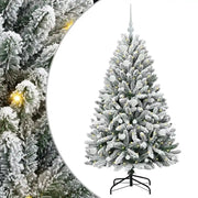 Albero di Natale | Decorazioni natalizie artificiale con 150 LED Verde e Bianco 150 cm