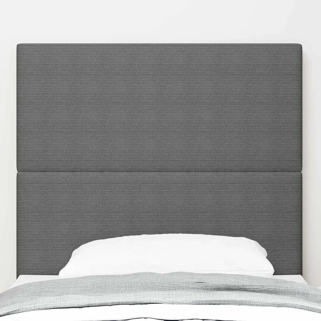 Testiera Grigio chiaro 80 cm Tessuto in Cords 3337712