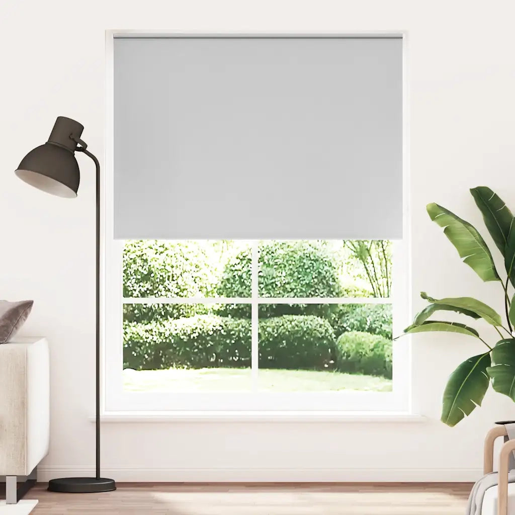 Tenda a rullo oscurante 144,4x230 cm Tessuto Larghezza 140 cm grigio 240173
