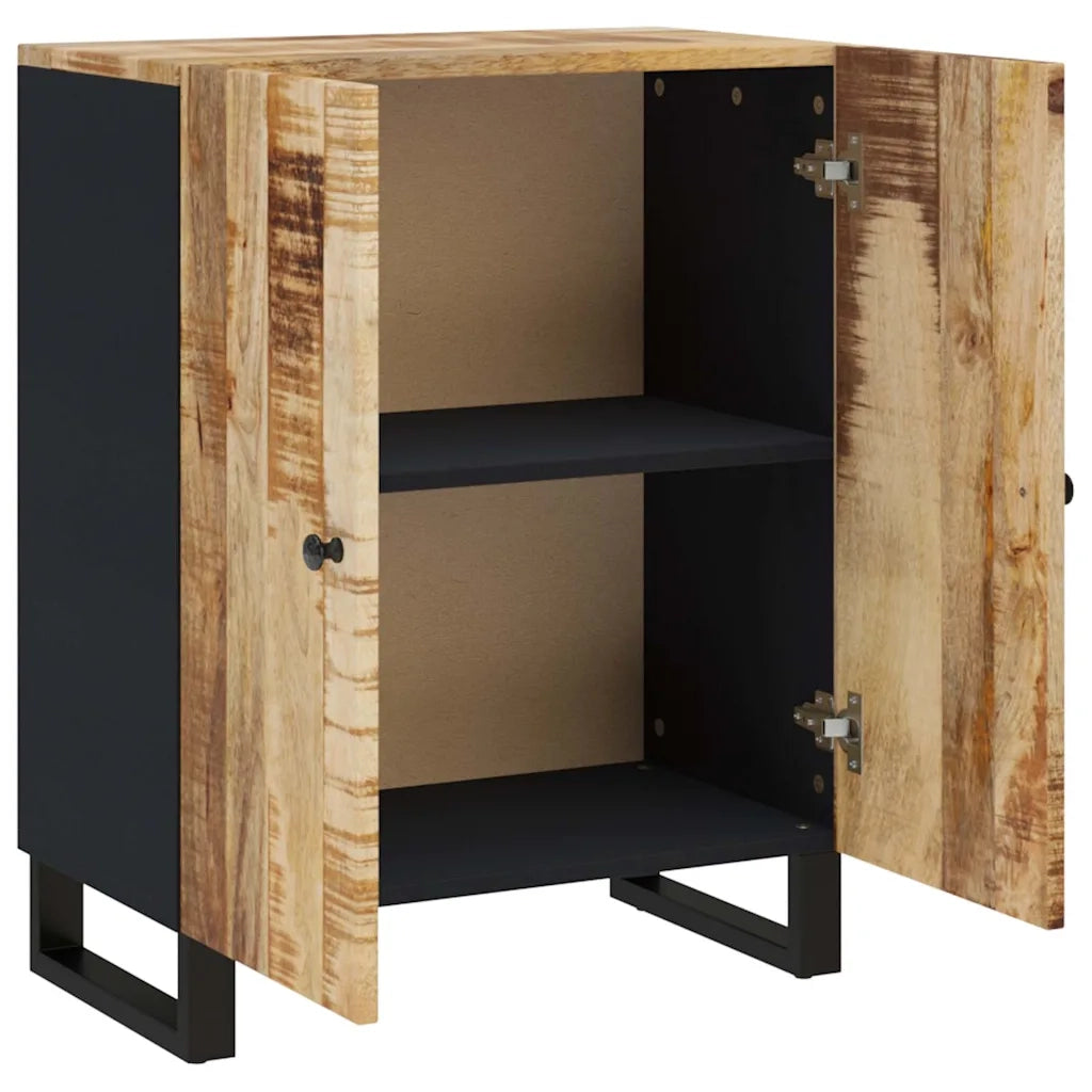 Credenza 60x33x75 cm in Legno Massello di Mango 345226