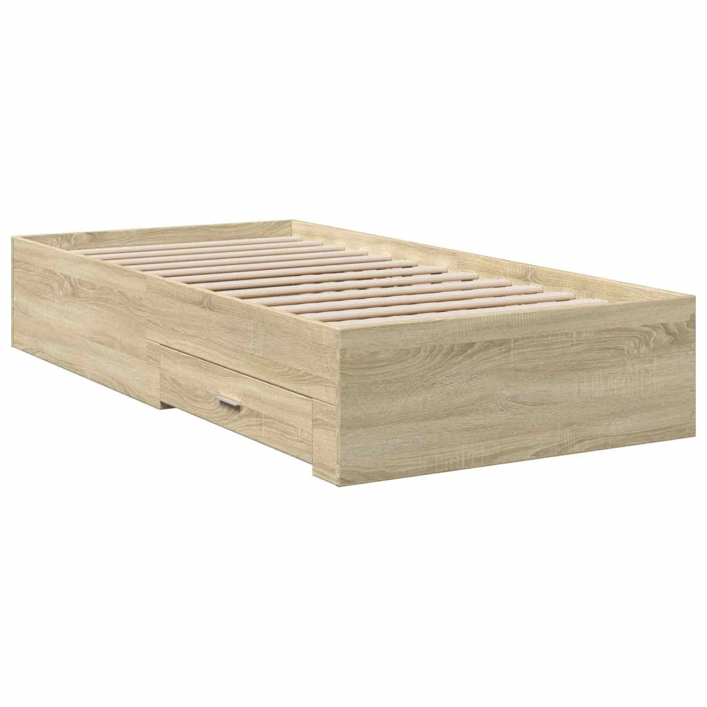 Telaio del letto con storage Rovere Sonoma 80 x 200 cm 3429526