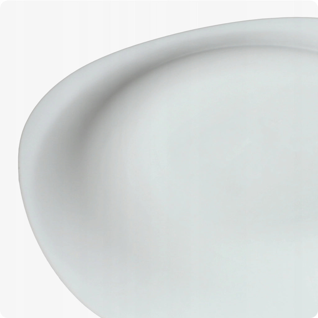 Set di 6 piatti da dessert KADAX da 21,5 cm, bianchi.