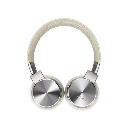 Lenovo yoga auricolare con cavo e senza cavo a padiglione bluetooth crema, bianco - GXD0U47643