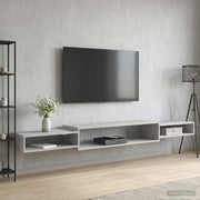 Mobile TV da Parete A parete Grigio Cemento 220 x 28 x 21 cm 8006016