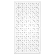 CRUSADES - Pannello in PVC traforato - Parasole Colore: bianco, Misura: 98x198 cm