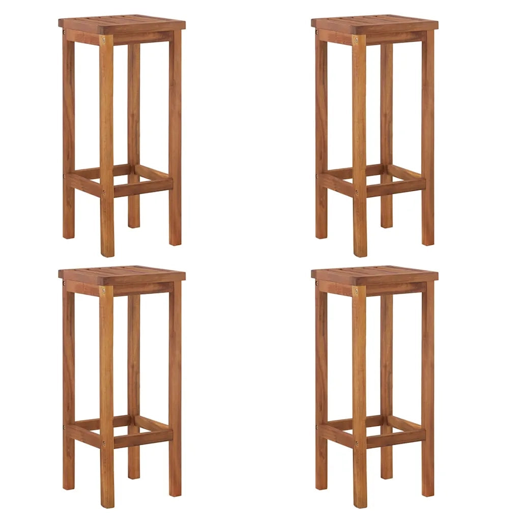 Set da Bar da Giardino 5 pz | Set Salotto da Giardino in Legno Massello di Acacia