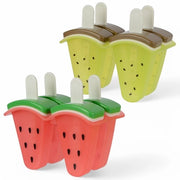 Set di forme per gelato riciclabili - 2 modelli - 8 forme - plastica BPA libera - adatta per alimenti - forme per gelato