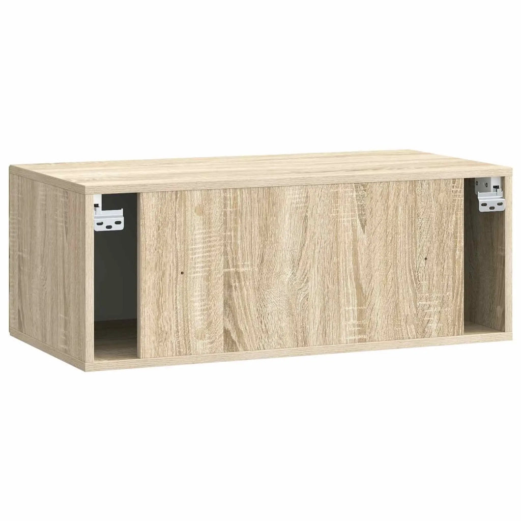 Mobile Porta TV da Muro Rovere Sonoma 78,5 x 41 x 30 cm 899367