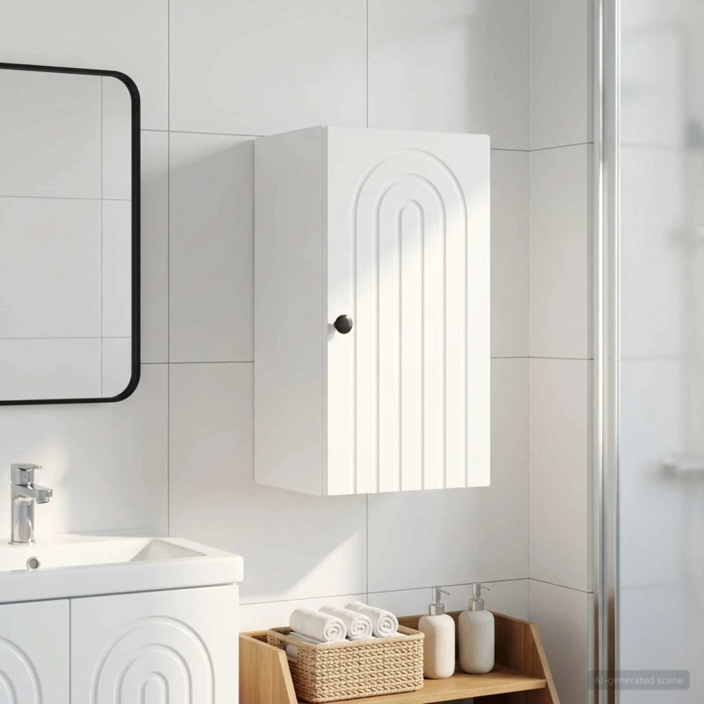 Armadio da bagno a muro ALKMAAR Bianco 30 x 31 x 59 cm 896145