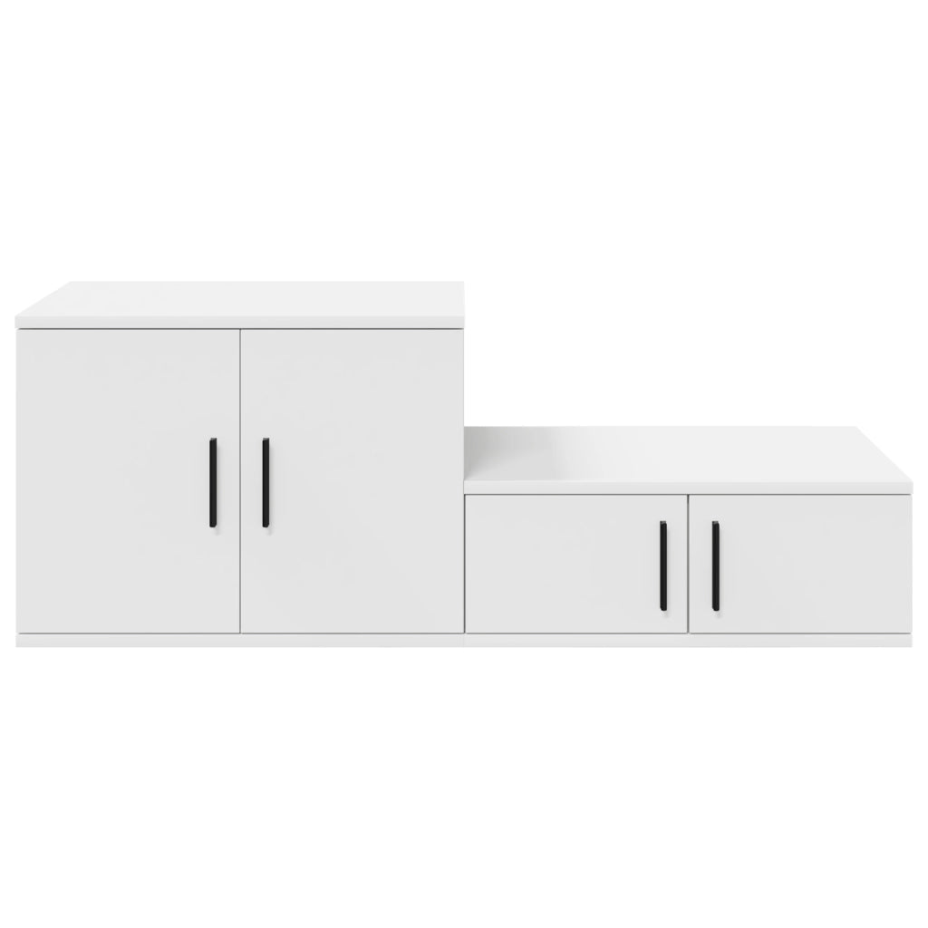 Armadio Storage  Bianco 118x41x40 cm in Legno Ingegnerizzato