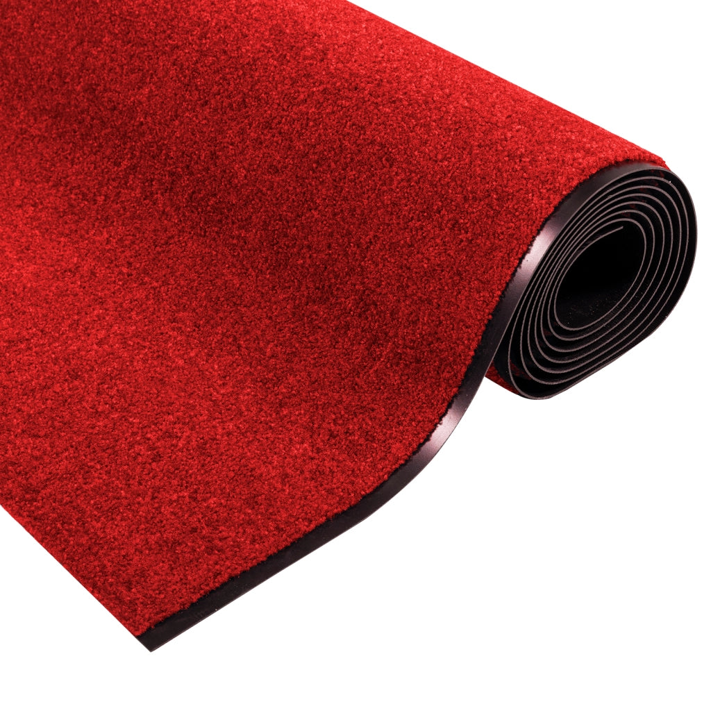 Zerbino Lavabile Rosso 120x400 cm