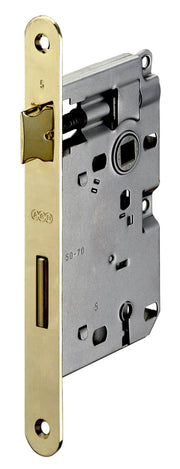 SERRATURA PATENT MM 40 B/TONDO OTTONATO