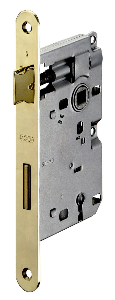 SERRATURA PATENT MM 40 B/TONDO OTTONATO
