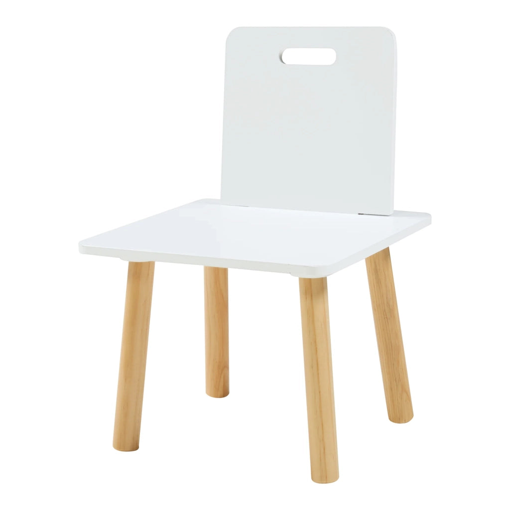 Set scrivania e sedia per bambini bianco naturale 03_0009409
