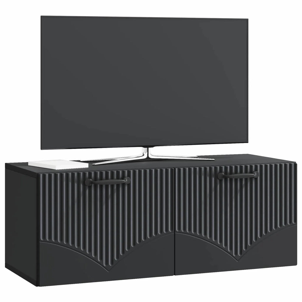 Mobile Porta TV da Muro Nero 78,5 x 31 x 30 cm 899056