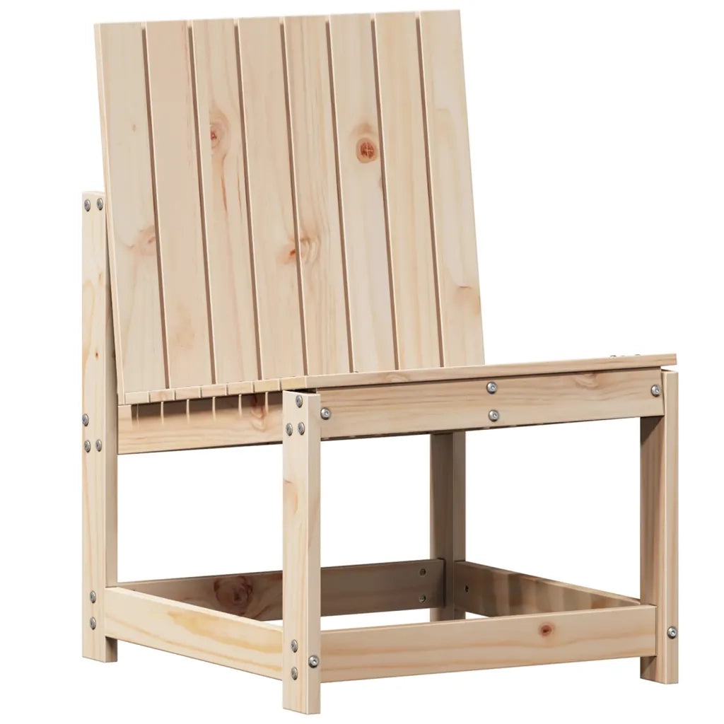Sedia da Giardino 50,5x55x77 cm in Legno Massello di Pino 832615