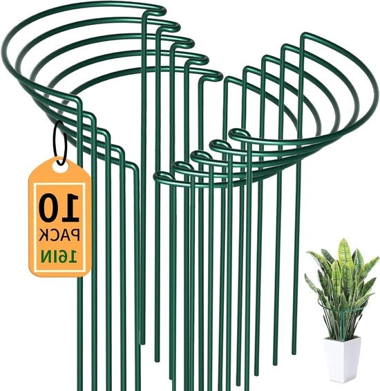 Supporto per piante sostegno per piante flessibili (25 x 40 cm) - Set da 10 pezzi