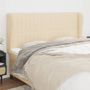Testiera ad Orecchio Crema 183x23x118/128 cm in Tessuto 3118213