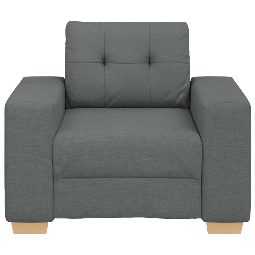 Poltrona Grigio Scuro 60 cm in Tessuto