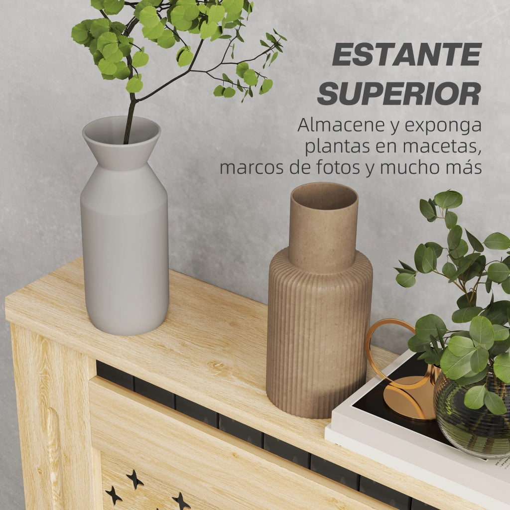 Tavolino da salotto ¨C zephmum ¨C 78x19x82 cm rovere