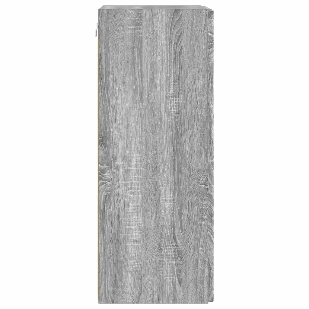 Mobile TV da parete 2 pcs Grigio Sonoma 30 x 31 x 80 cm 892302