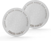 Due pezzi di schermo Puck 51 mm 08 mm spessore acciaio inossidabile 180 μm filtro espresso per filtro riciclabile