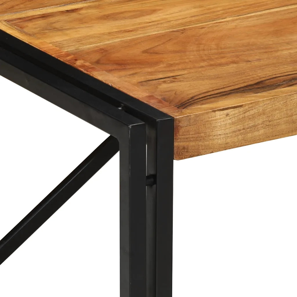 Tavolino salotto | Tavolino da caff¨¨ | Tavolino da Soggiorno 80x80x35 cm Legno Massello di Acacia